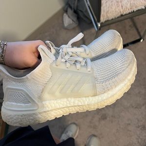 All White ultra boosts size 6.5 womens